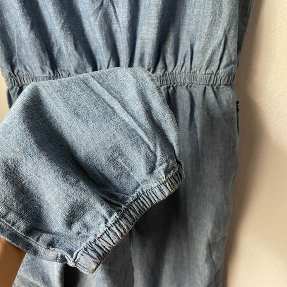 Chambray ruffle jumpsuit - Picture 3 of 4